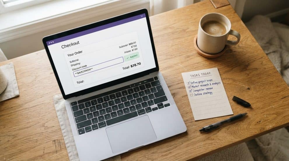 Introduction: The best Black Friday deals is available at AppsBD in 2026 - Laptop and coffee on desk 20261006171441 1