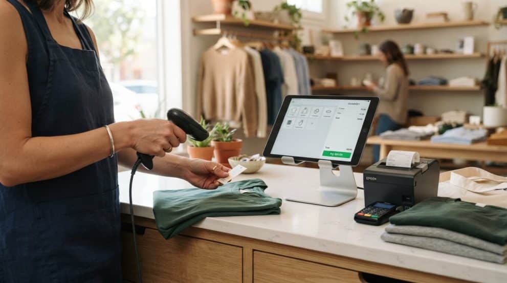 Introduction: The best Black Friday deals is available at AppsBD in 2026 - Shop assistant scanning product tag 20261006174241 1