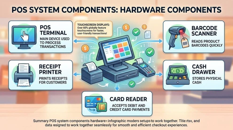 POS System Meaning in Business: What It Is and Why You Need One - Pos system hardware components d8dec4c402