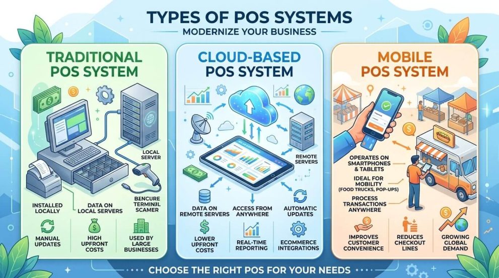 POS System Meaning in Business: What It Is and Why You Need One - Types of pos systems 809d24debf