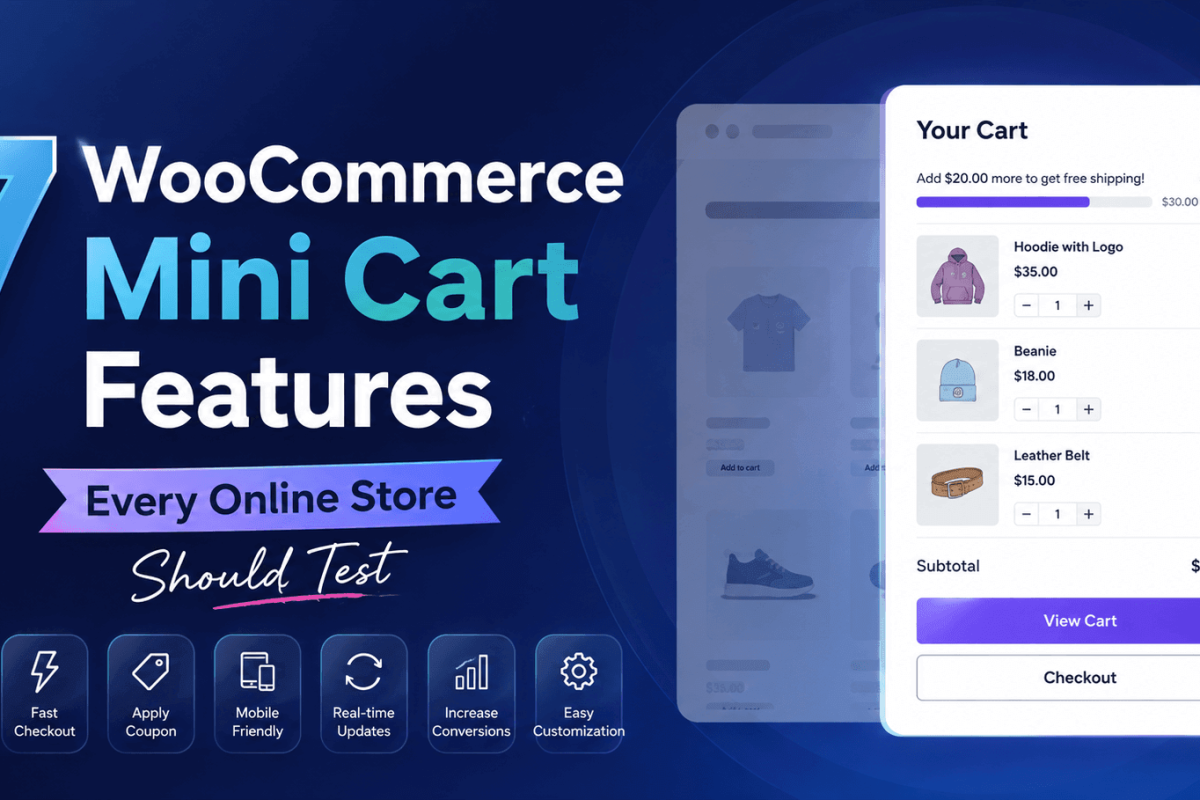 WooCommerce mini cart features