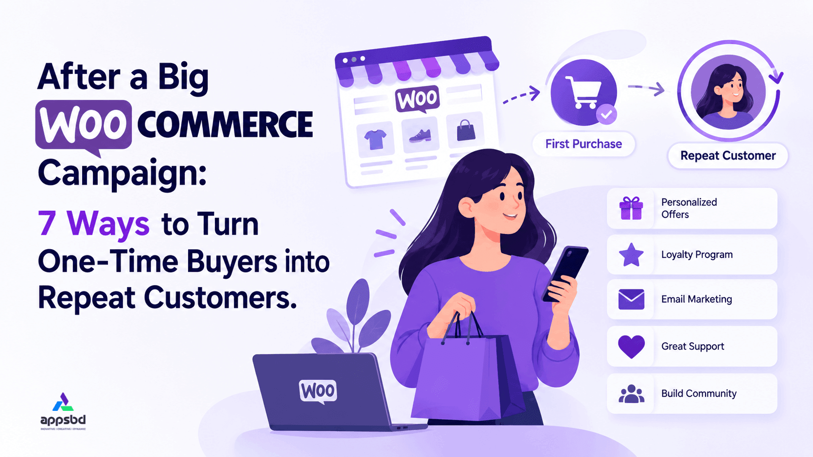 After a Big WooCommerce Campaign: 7 Ways to Turn One-Time Buyers into Repeat Customers