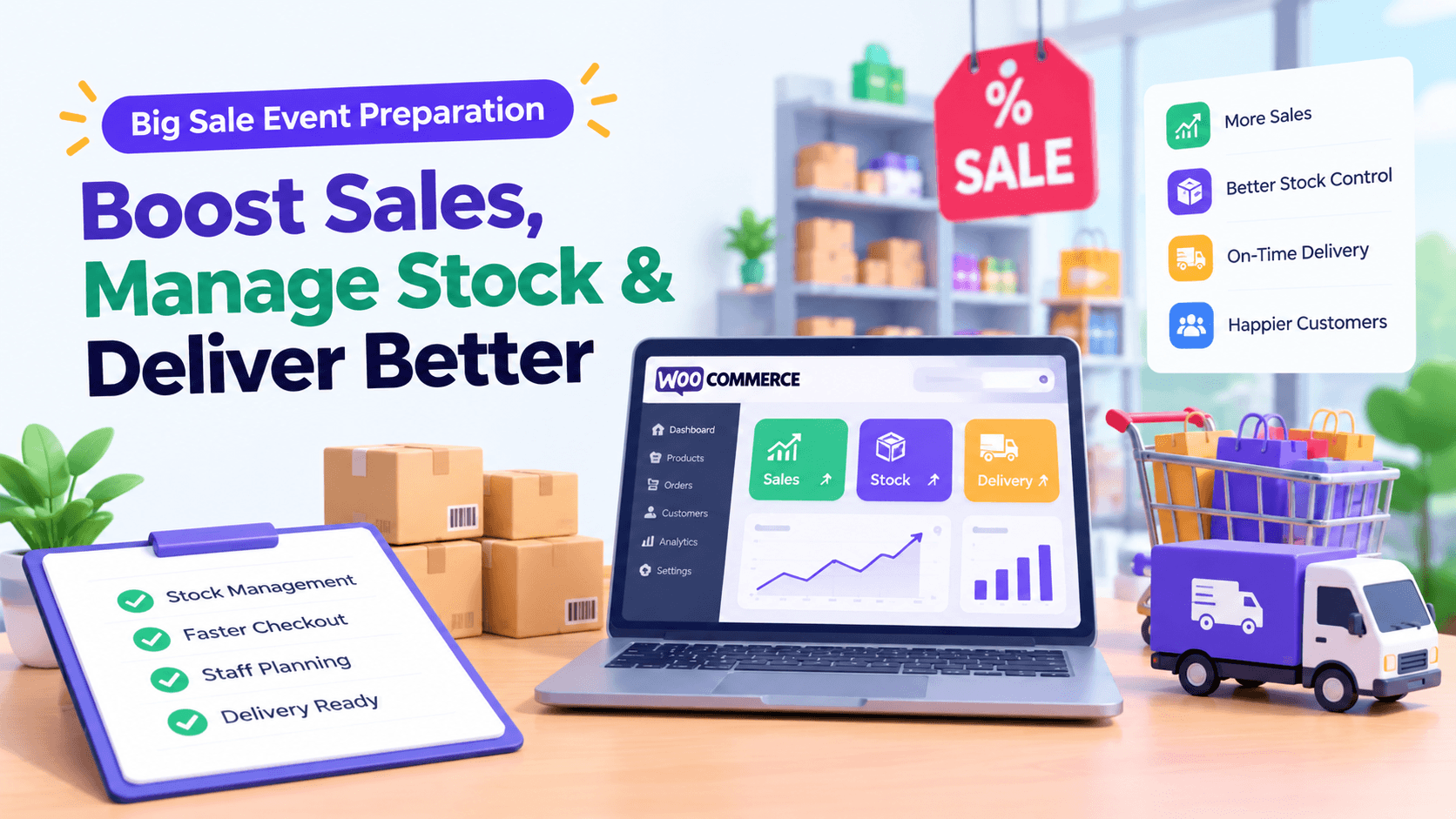 Big Sale Event Preparation: Boost Sales, Manage Stock & Deliver Better