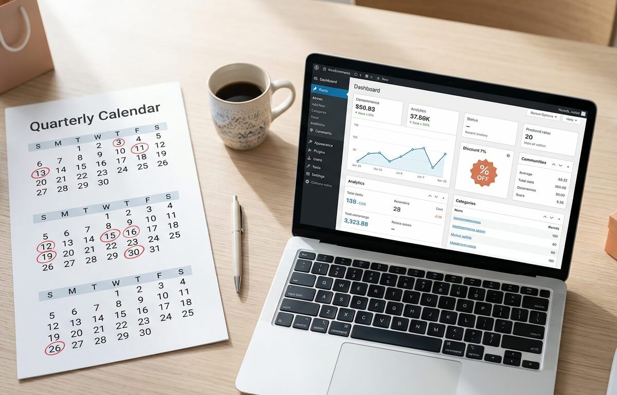 WooCommerce seasonal promotion calendar