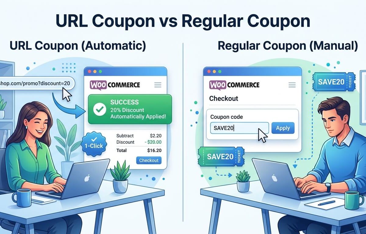 URL Coupon vs Regular Coupon